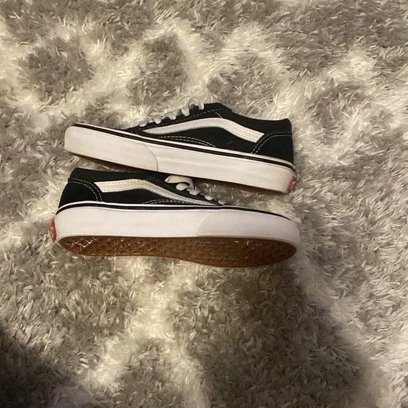 Vans Kids' Preschool Canvas Old Skool Shoes - Picture 6 of 9